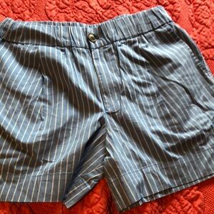 Striped Blue Women's Shorts